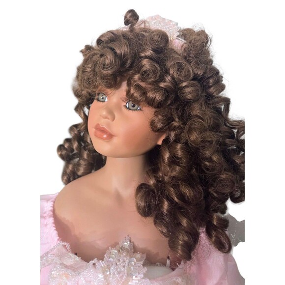 Vintage William Tung Collection 1999 Ballerina Doll Porcelain Limbs #32/750 RARE - Picture 1 of 16